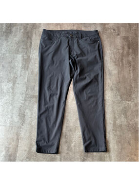 Lululemon ABC Pant Slim Fit 34 Warpstreme Mens 36x30 LM5ALWS Gray